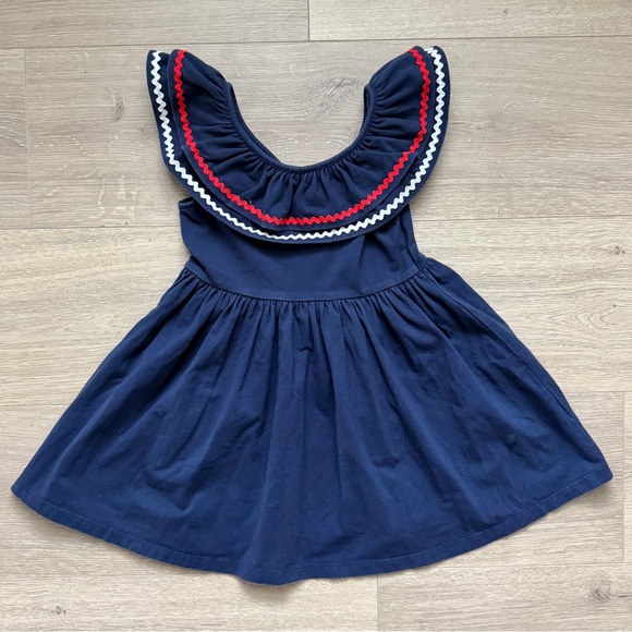 Janie and Jack Ric Rac Ruffle Dress - Picture 2 of 5